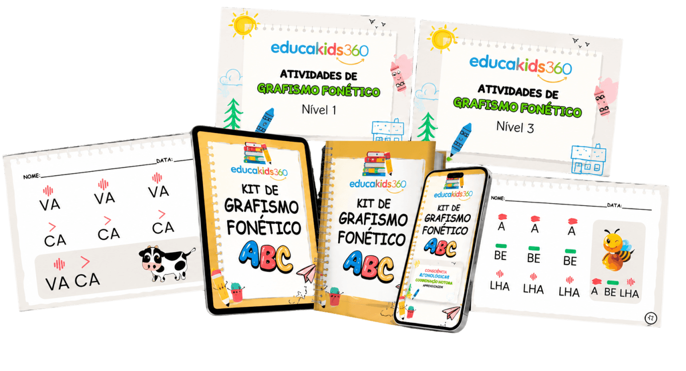 Kit Educakids360 — Método Grafismo Fonético